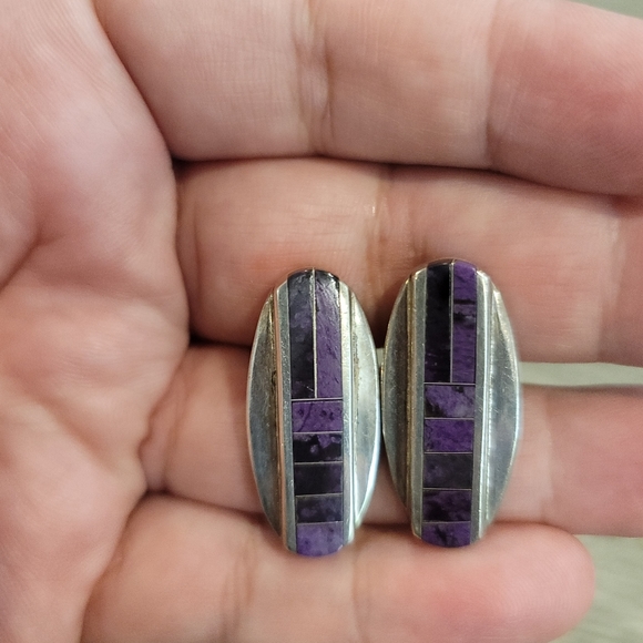 Taxco Jewelry - Taxco 925s Amythyst Earringa